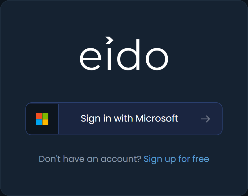 The sign-in page.